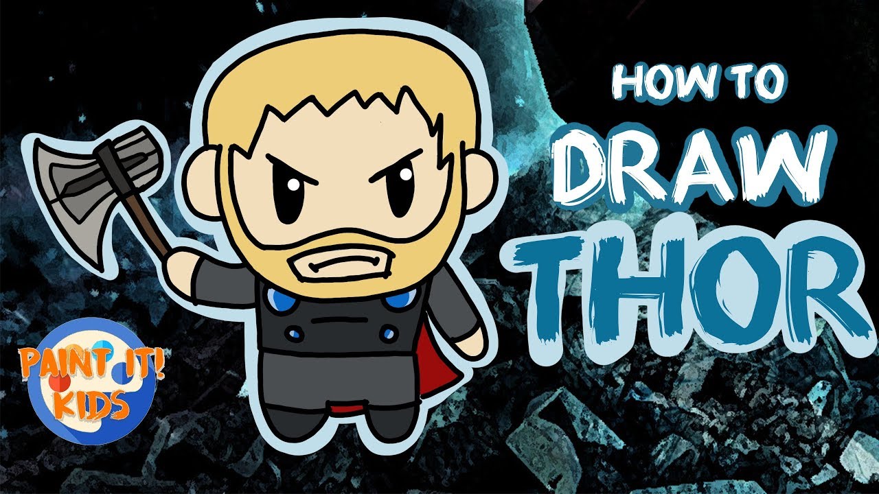 how to draw thor | Easy drawings, Cute easy drawings, Drawing tutorial