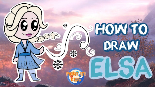 How to Draw Elsa - Frozen 2 