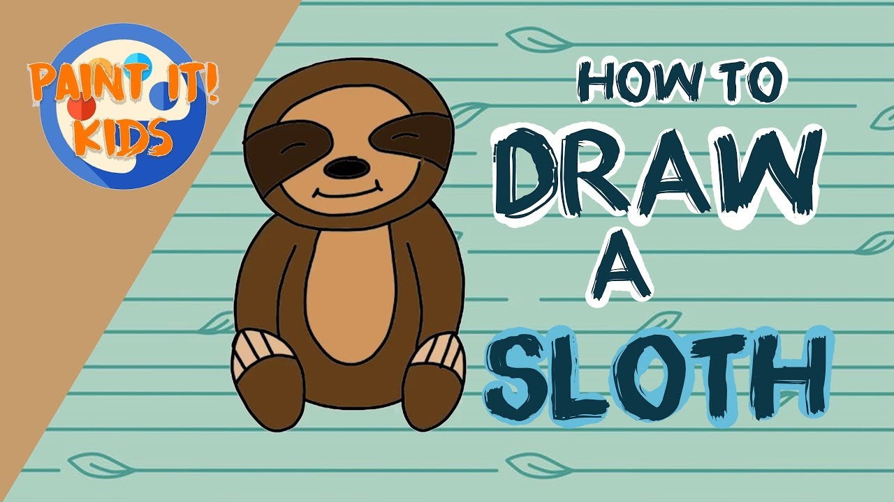How to Draw a Sloth | Paper & Card - CleverPatch | CleverPatch - Art &  Craft Supplies