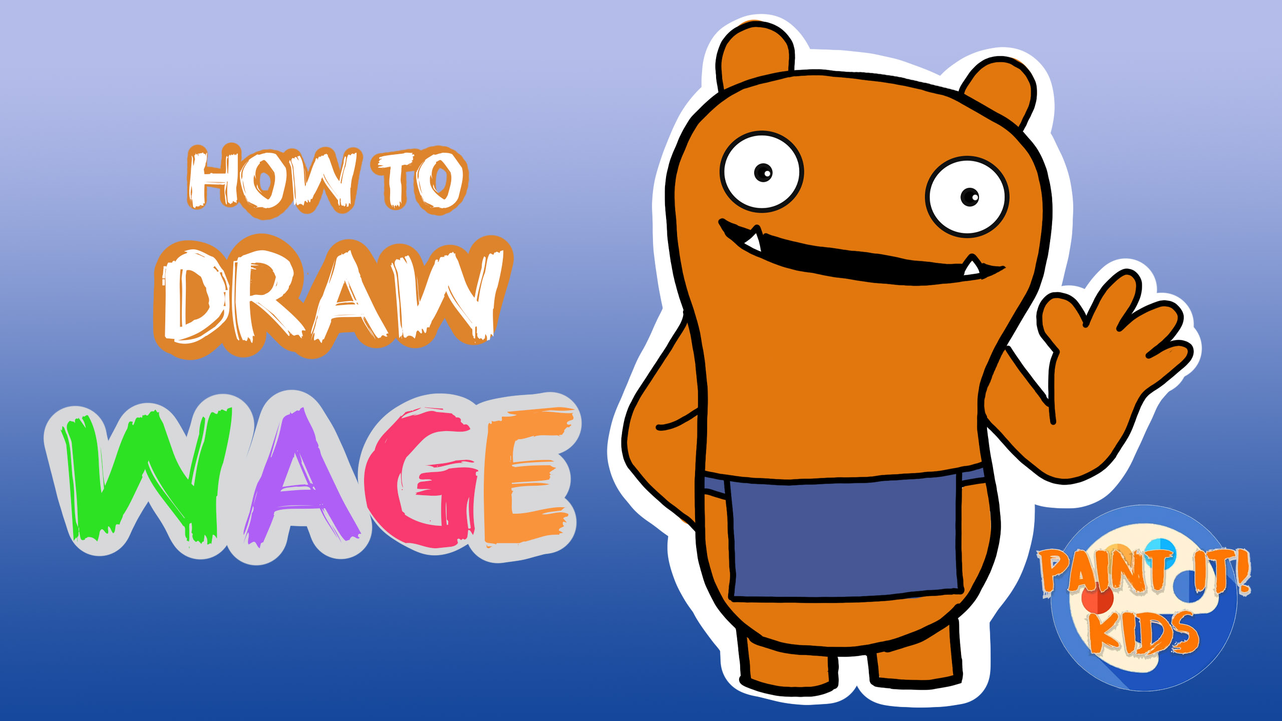 How to Draw Wage - Uglydolls Movie