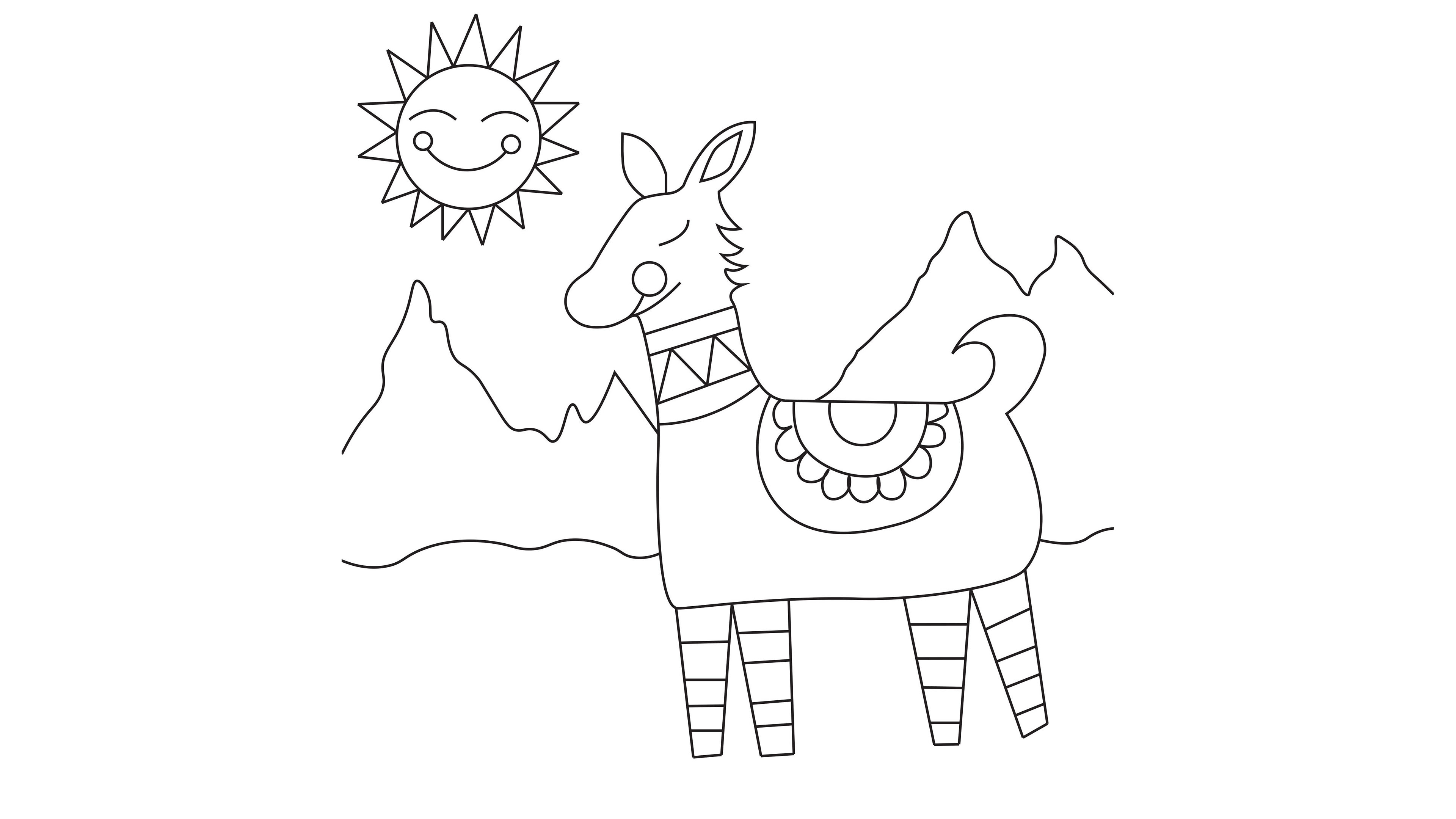 Happy Llama