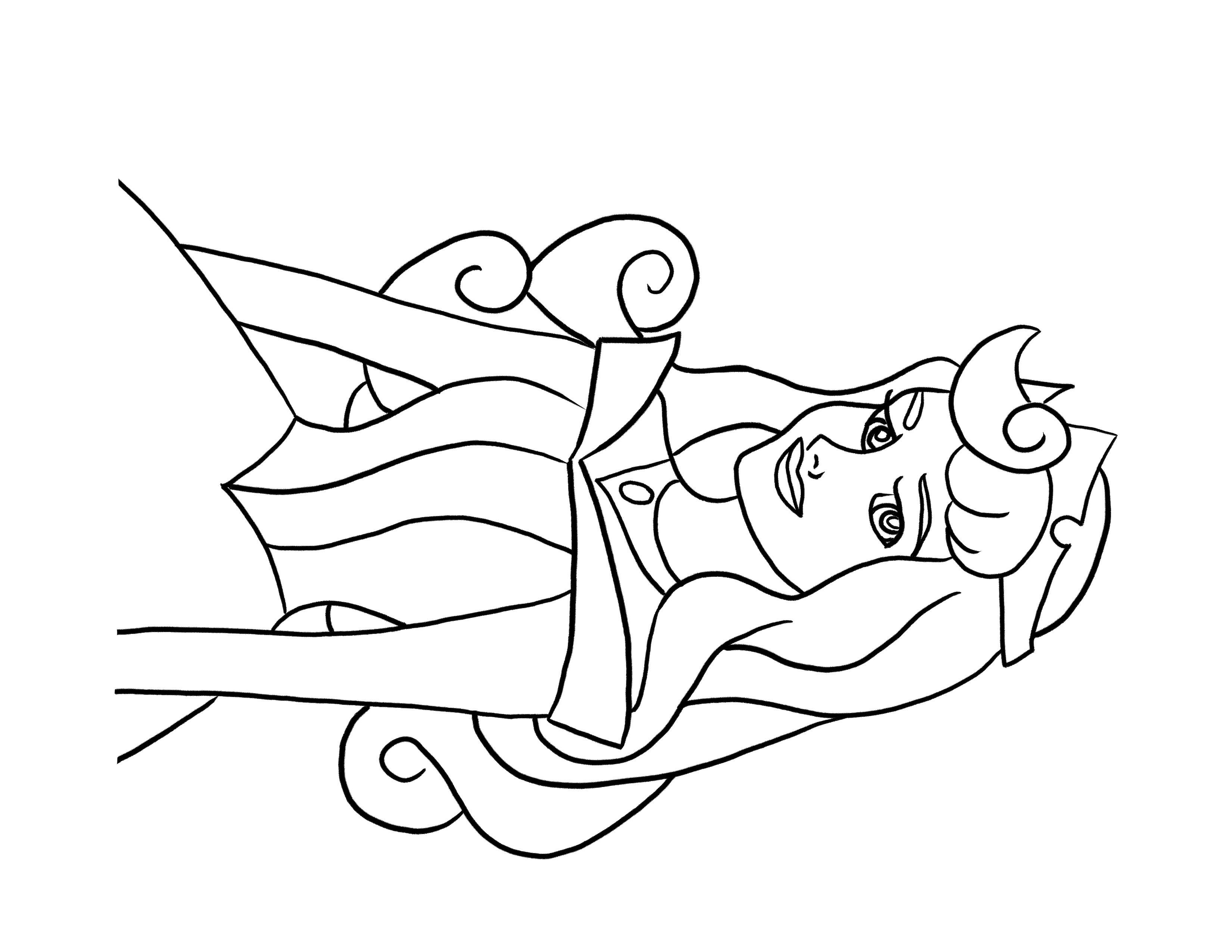 Sleeping Beauty Stencils