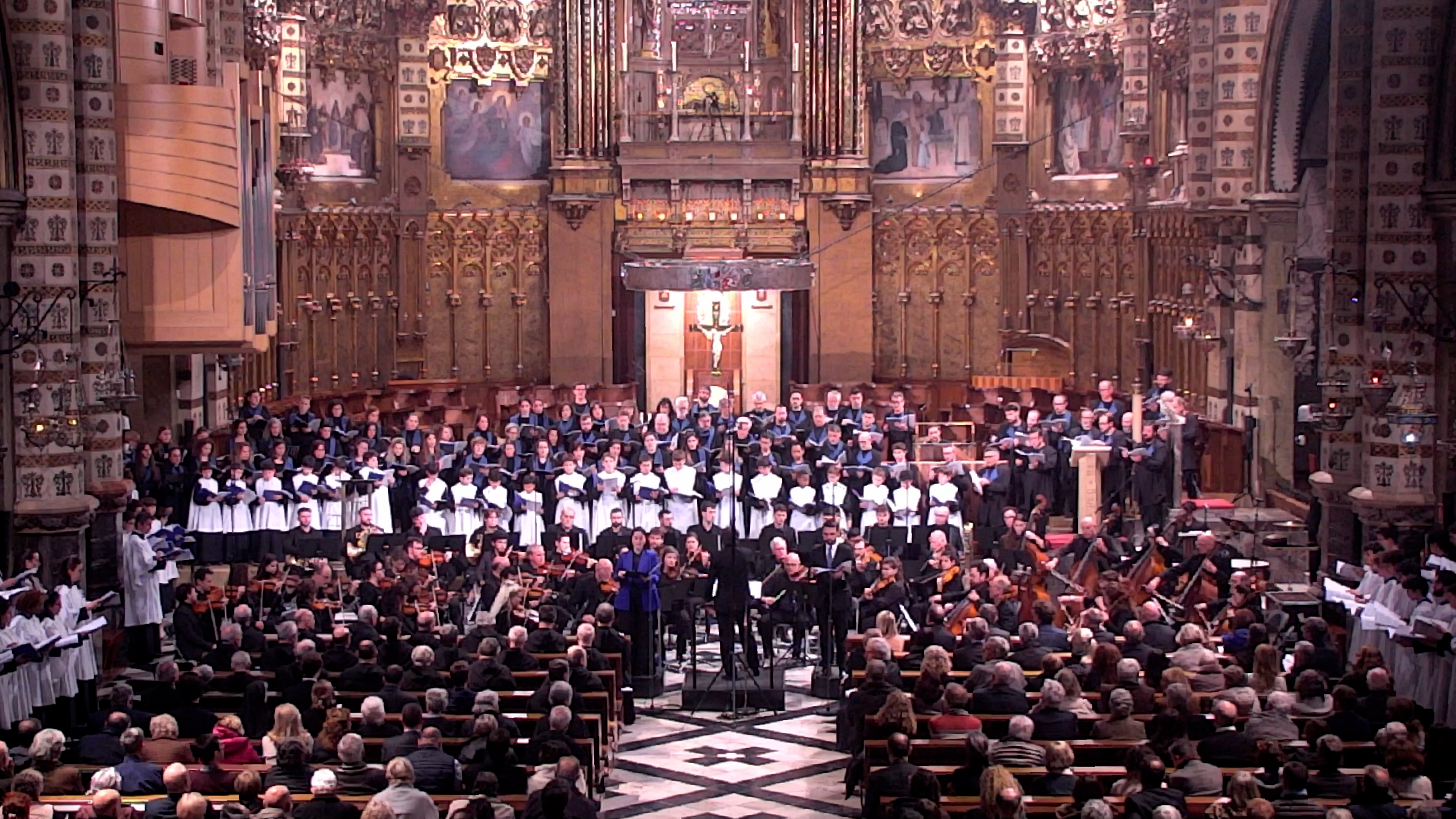 Te deum de Josep Ollé a Montserrat