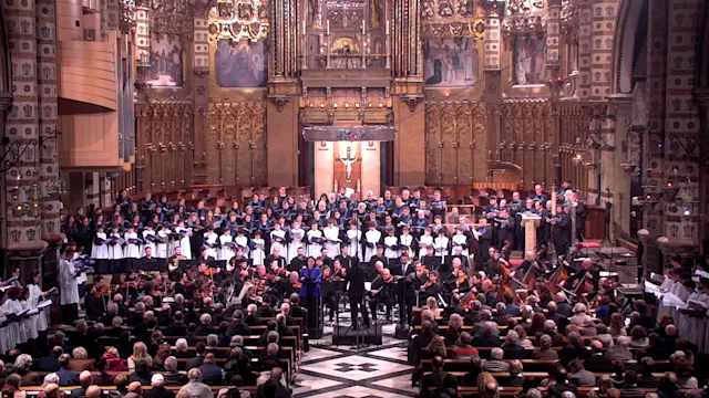Te deum de Josep Ollé a Montserrat