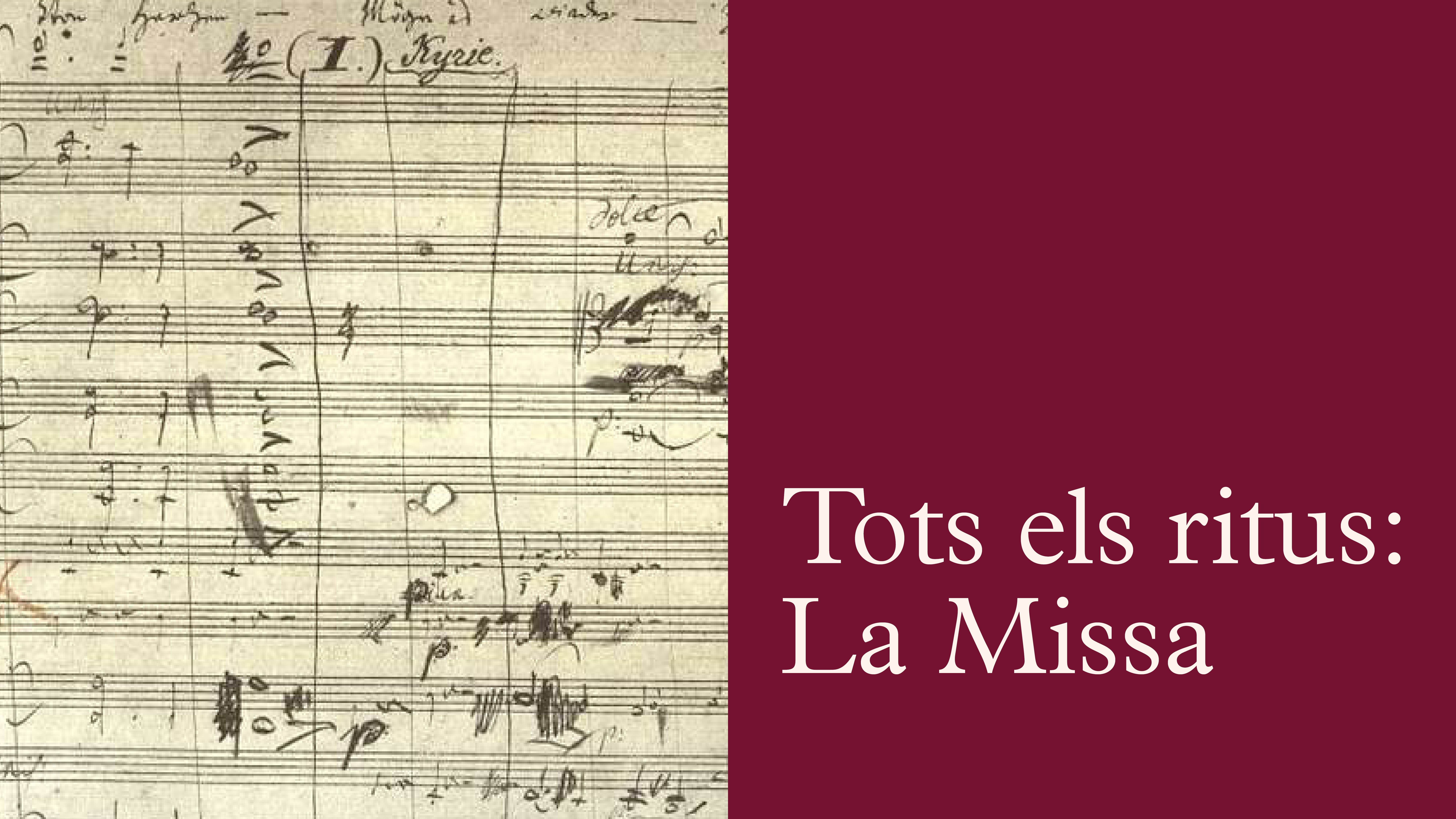 Tots els ritus: La Missa
