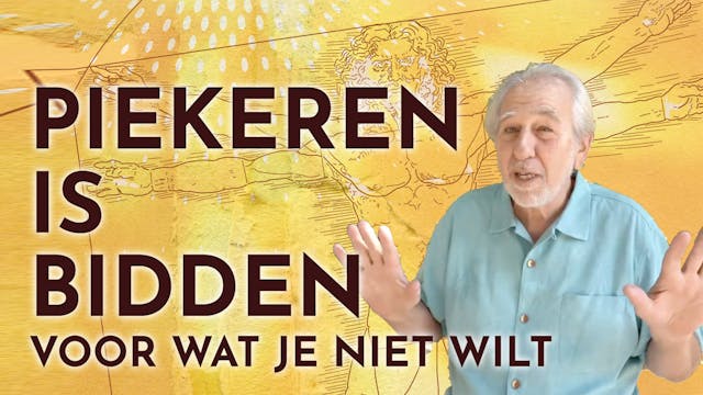 Extra video: Piekeren is bidden voor wat je niet wilt