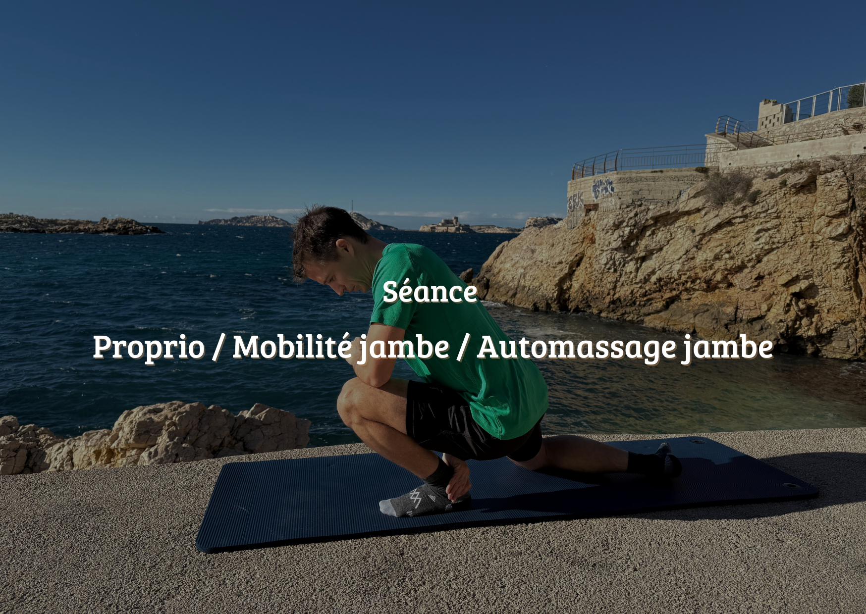 Proprioception + étirement membre inférieur + automassage pied🔥🔥