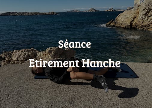 Mobilité hanche : étirement fessier 