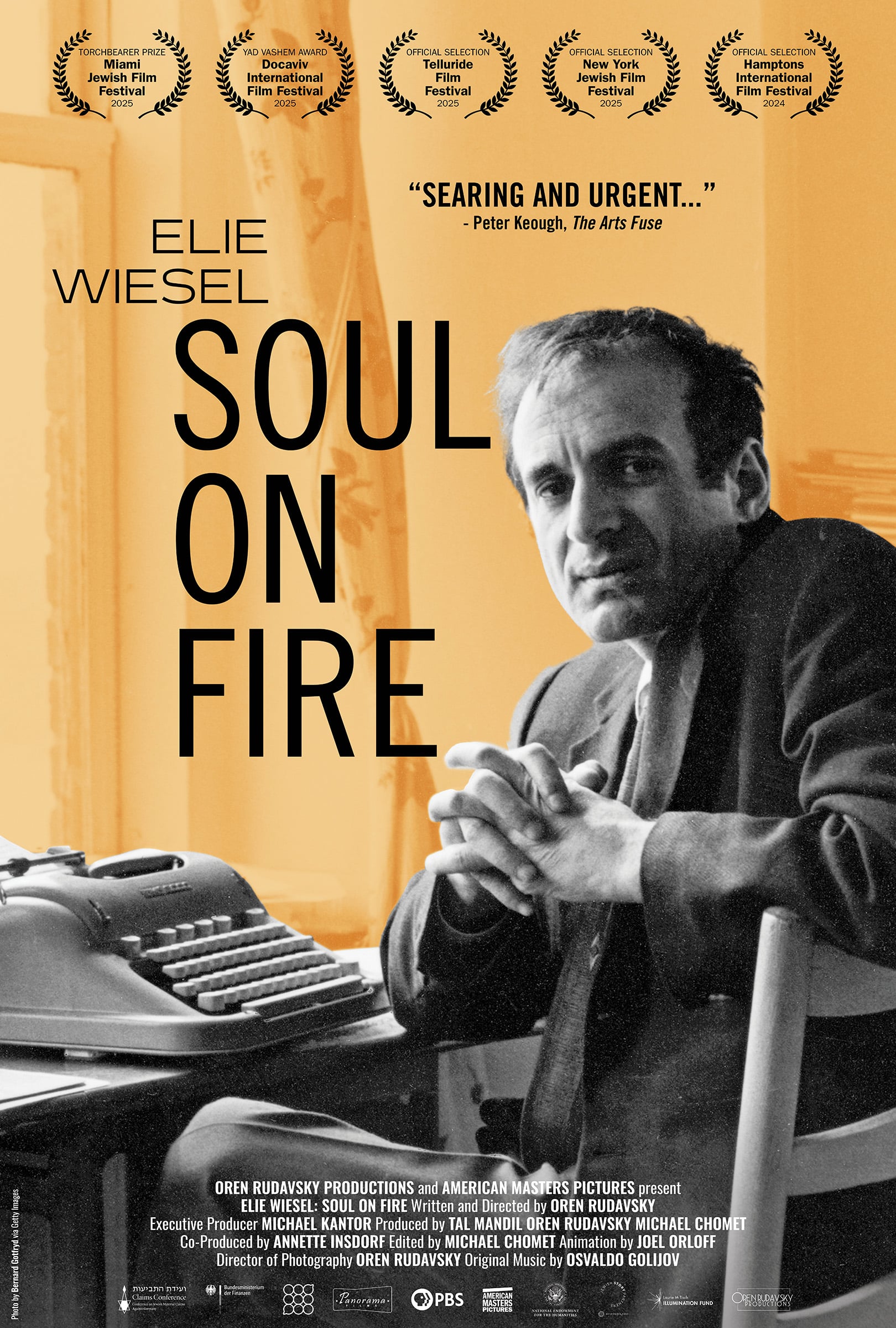 Elie Wiesel: Soul On Fire festivals