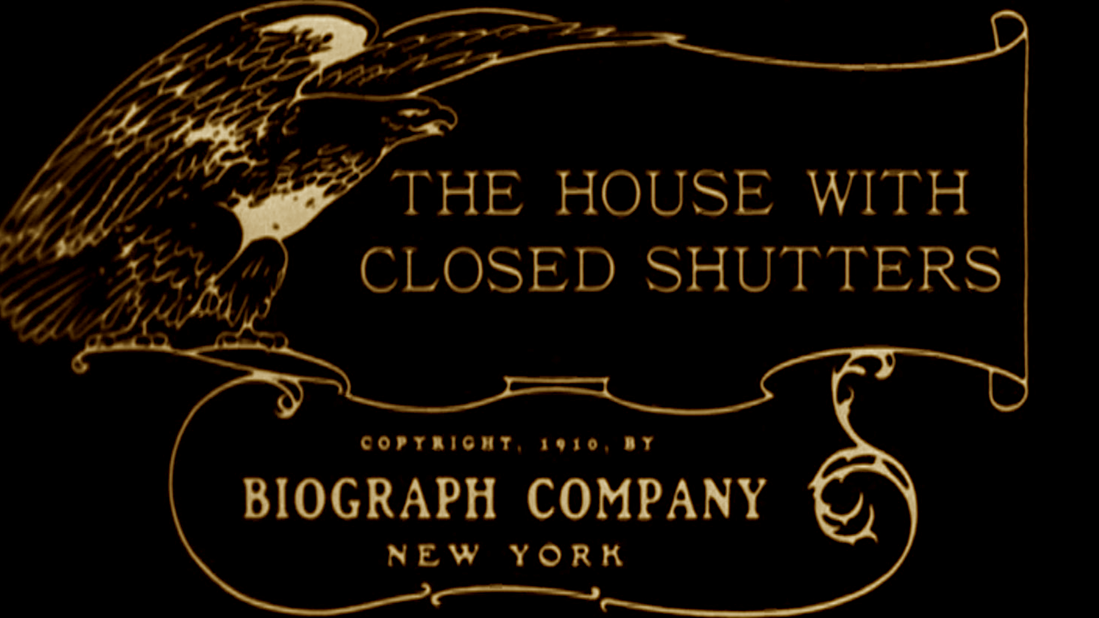 THE HOUSE WITH CLOSED SHUTTERS