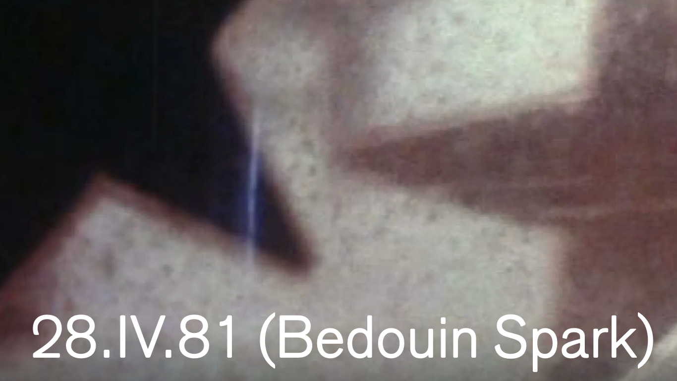 28.IV.81 (BEDOUIN SPARK)