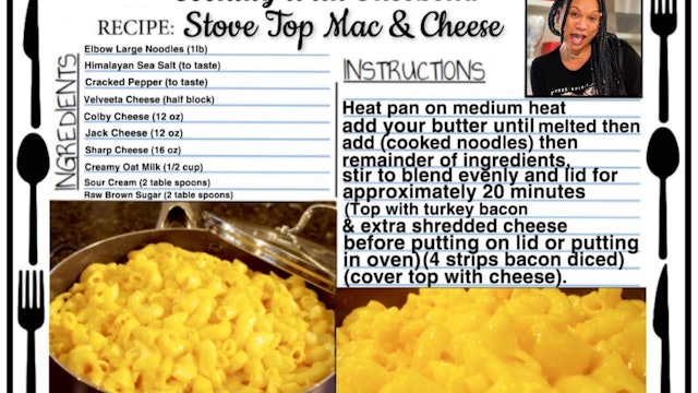 Recipe Card (Download) - Stove Top Mac & Cheese