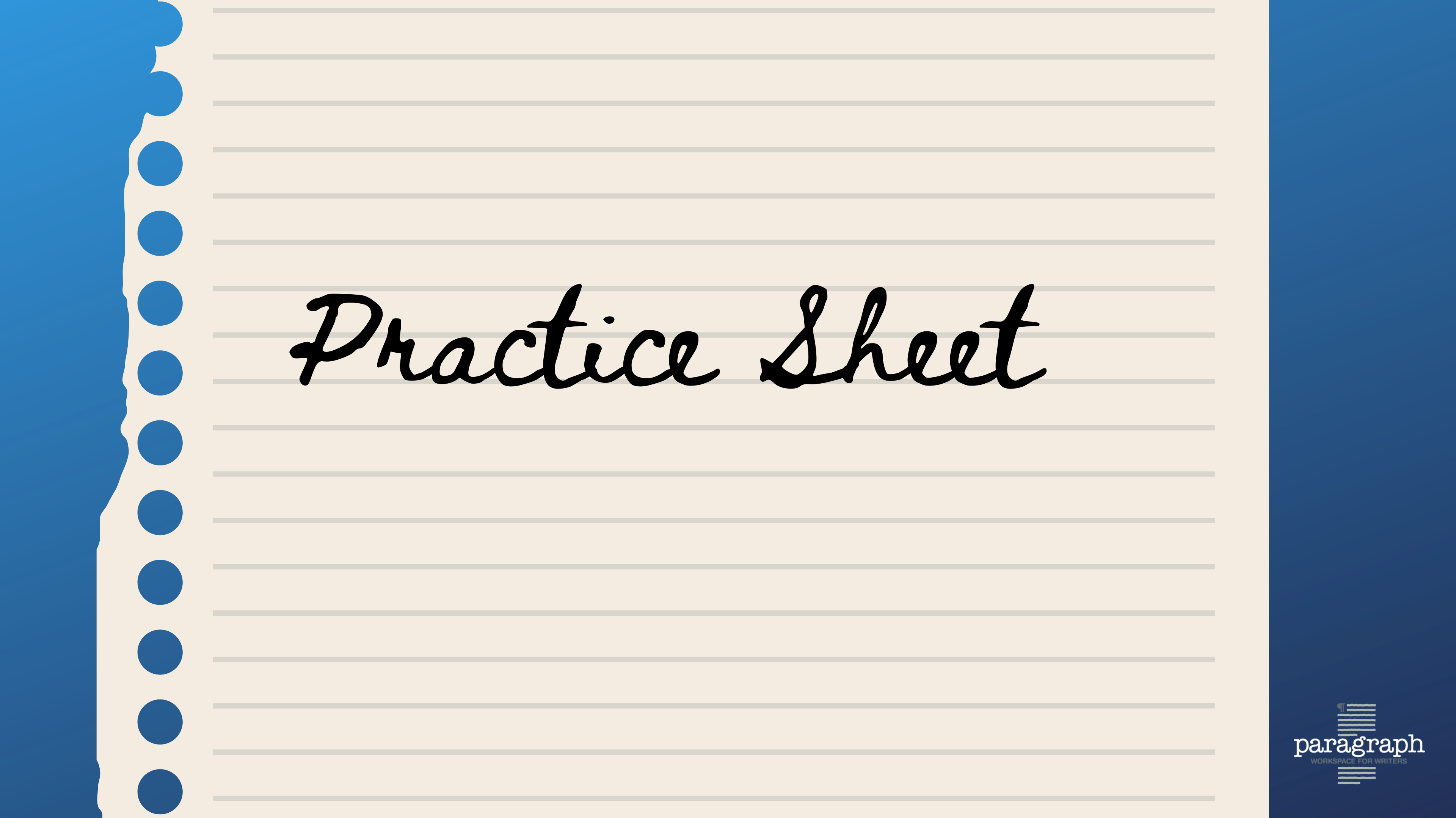 Practice Sheet 7