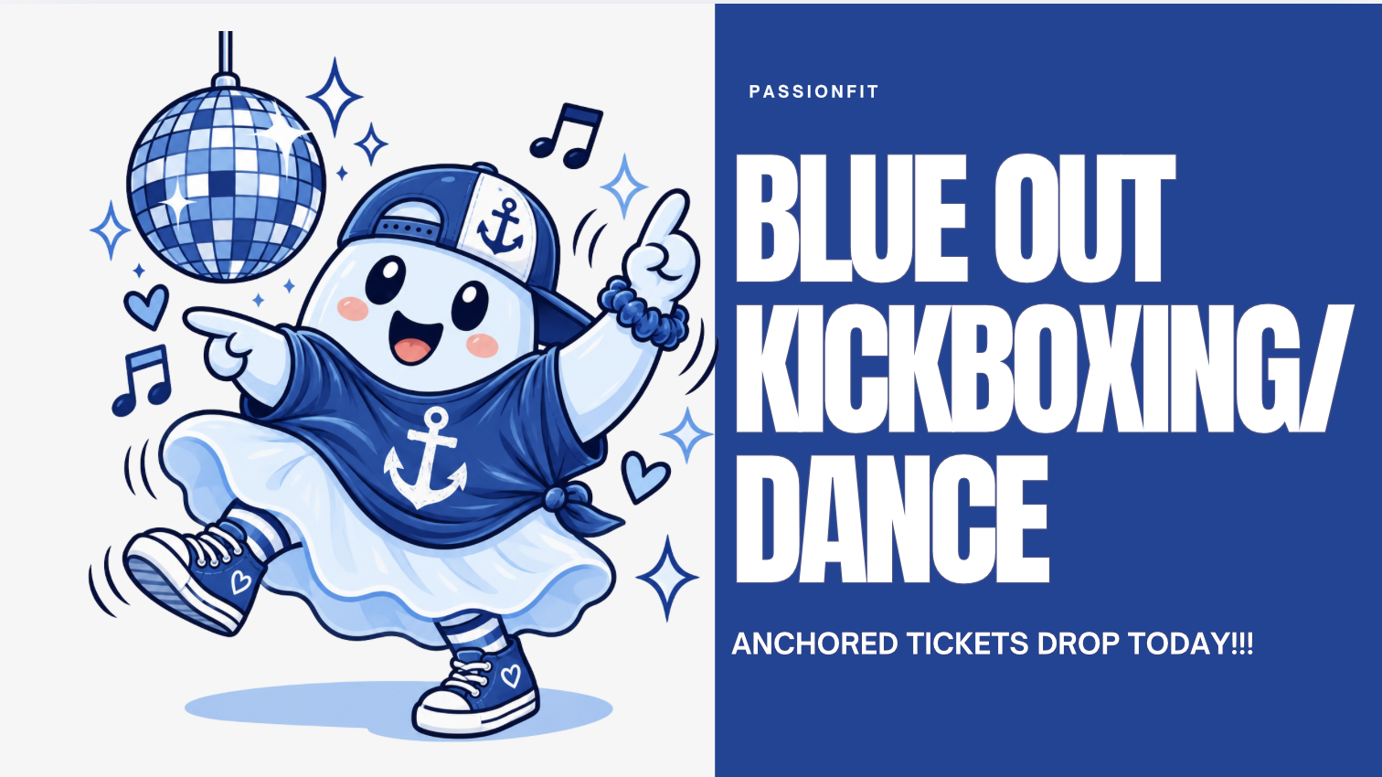 Kickboxing/Dance Combo with Steph (BLUE OUT) - October 3rd, 2026