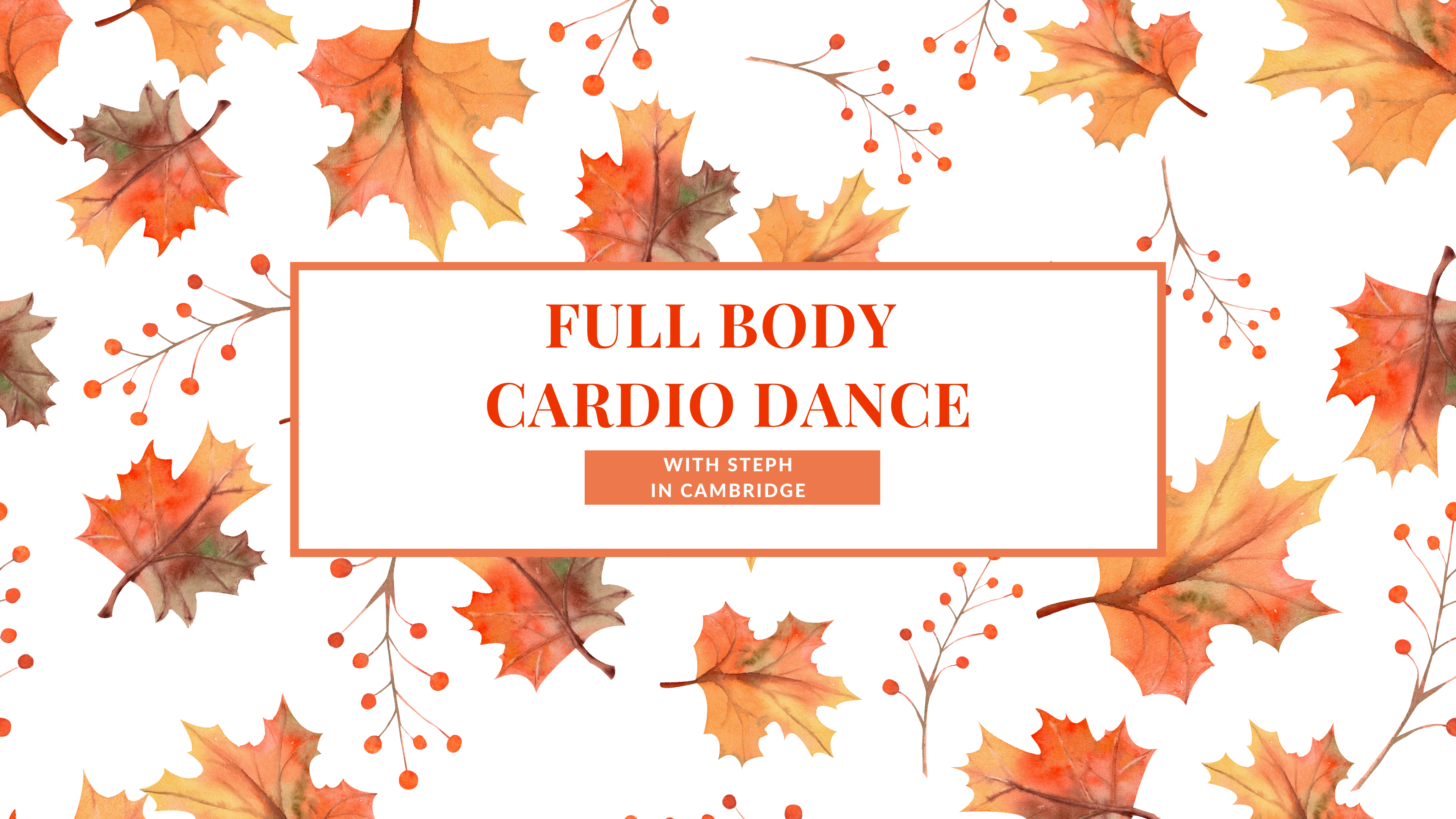 Cardio Dance with Steph - October 21st, 2023 