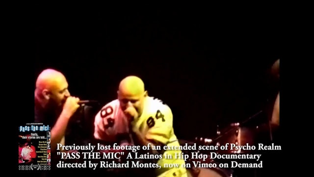 Bonus Feature- PASS THE MIC Extended Psycho Realm Performance Video-HD