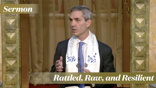 Rabbi Cosgrove: Rattled, Raw, and Res...
