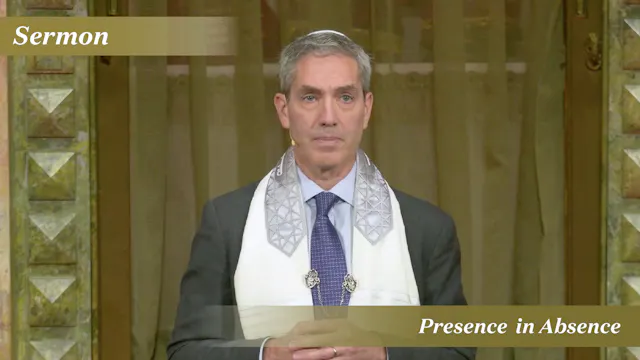 Rabbi Cosgrove: Presence in Absence (...