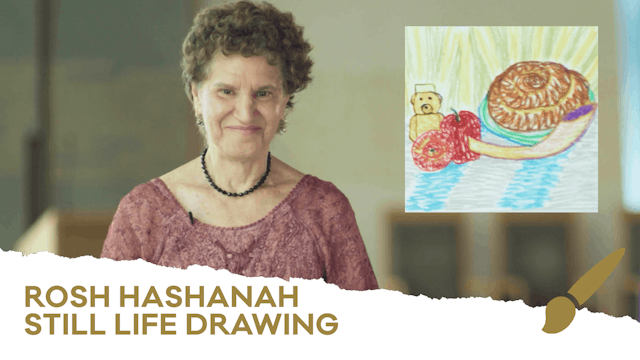 Rosh Hashanah Still Life Drawing