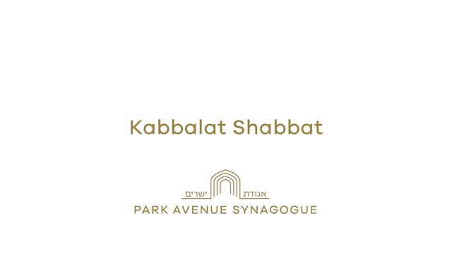 Kabbalat Shabbat - 09/26/2025