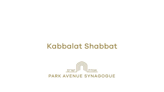 Kabbalat Shabbat - 02/14/2025