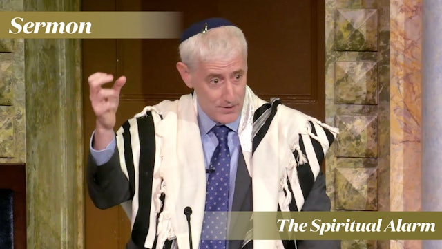 Rabbi Zuckerman: The Spiritual Alarm (September 9, 2023)