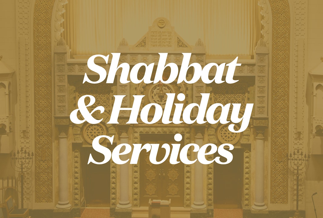 Shabbat & Holiday Services