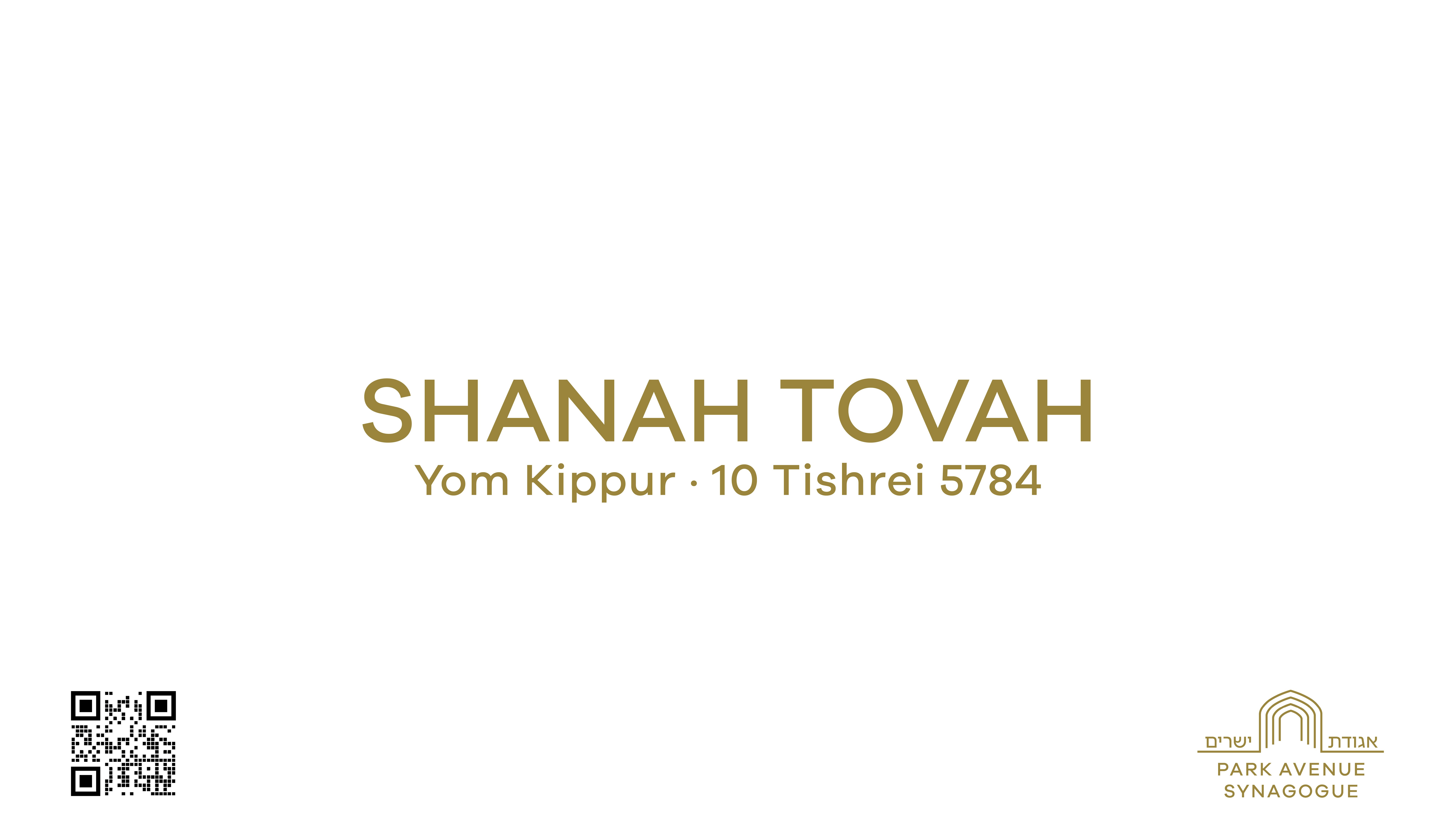 Yom Kippur Main Service