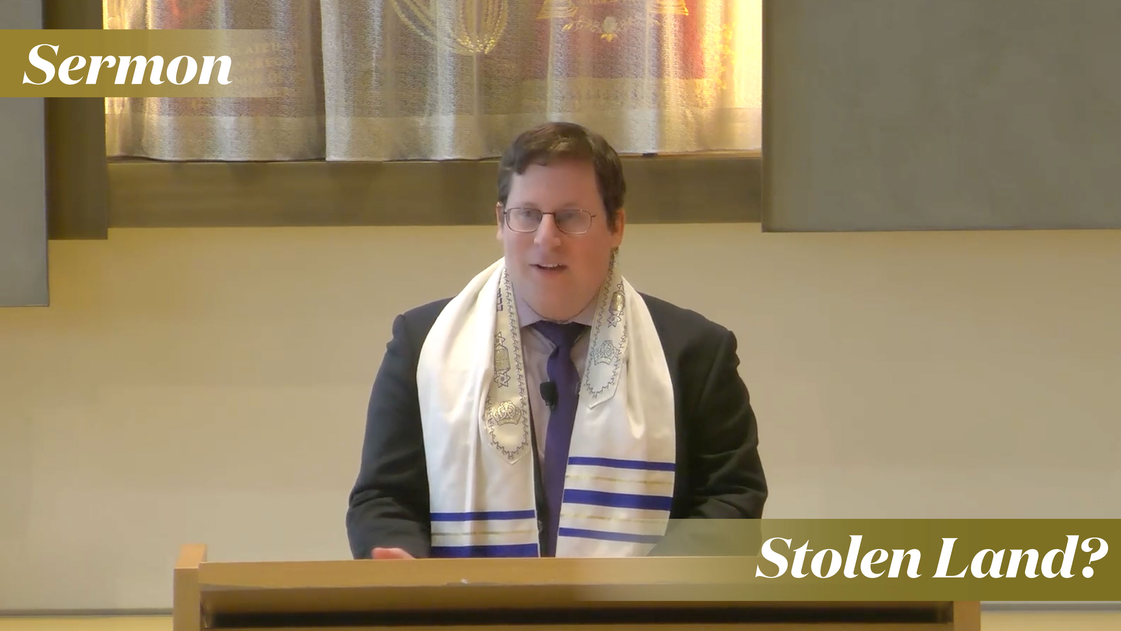 Rabbinic Intern Pink: Stolen Land? (August 10, 2024)