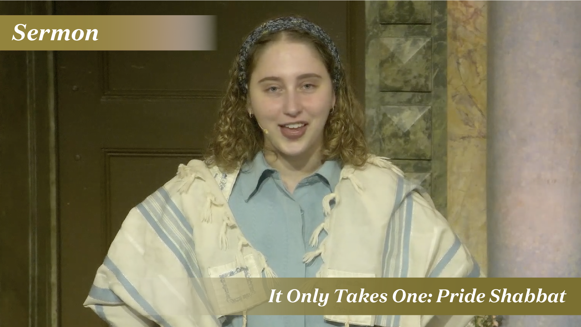Rabbinic Intern Davidson Bruder: It Only Takes One: Pride Shabbat (6/12/2026)