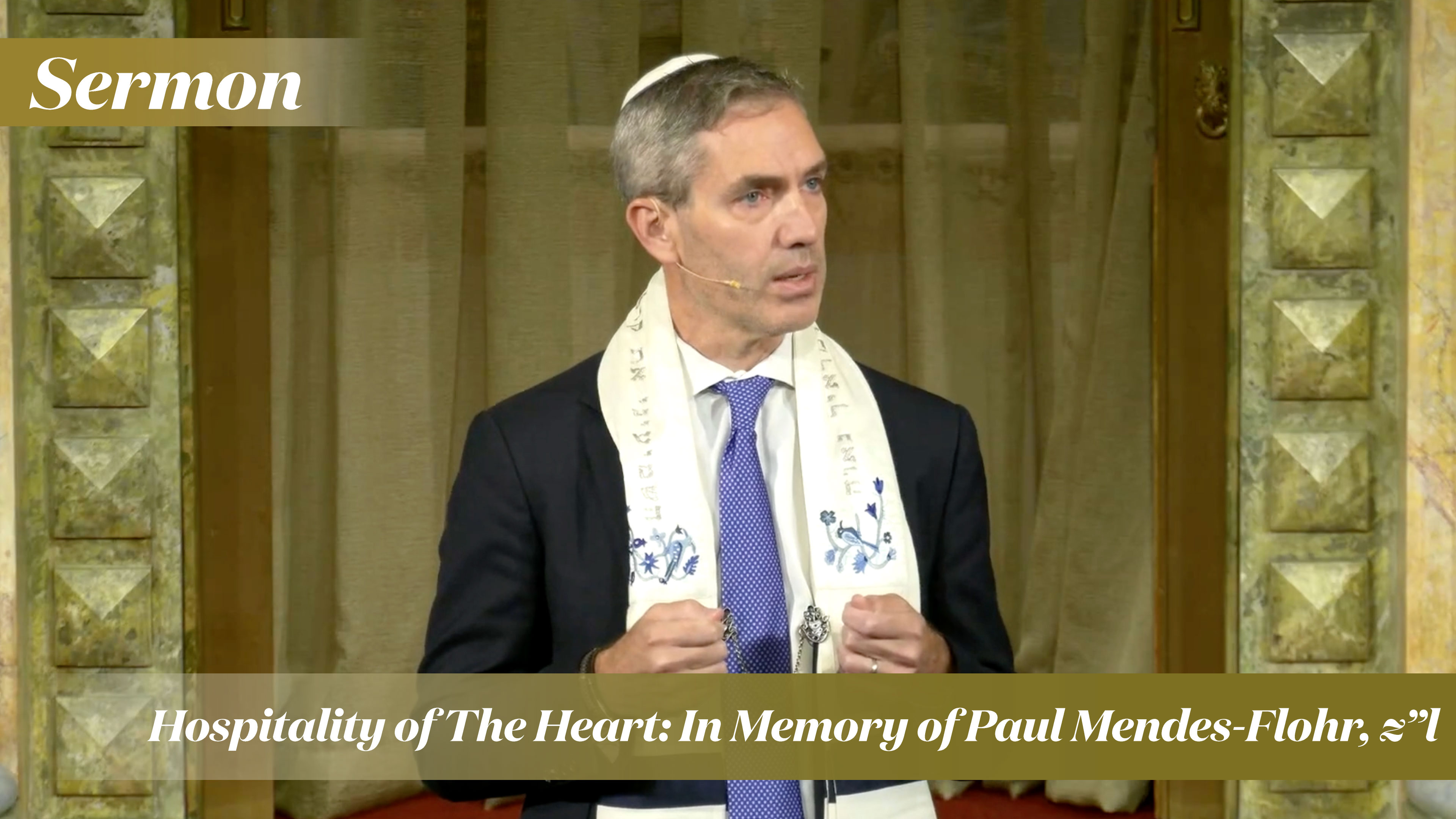 Rabbi Cosgrove: Hospitality of The Heart (October 26, 2024)