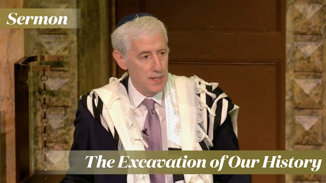 Rabbi Zuckerman: The Excavation of Ou...