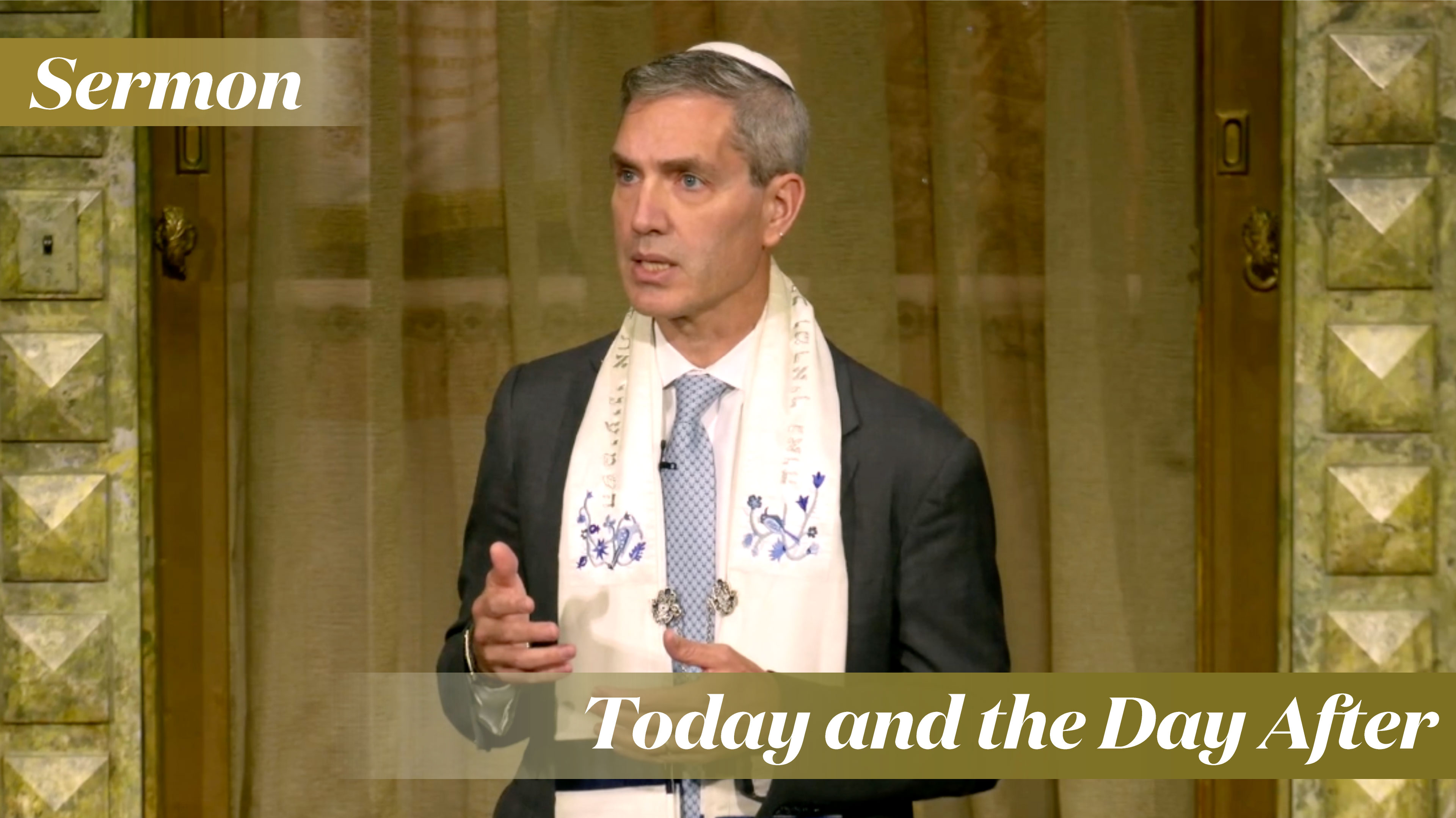 Rabbi Cosgrove: Today and the Day After (September 21, 2024)