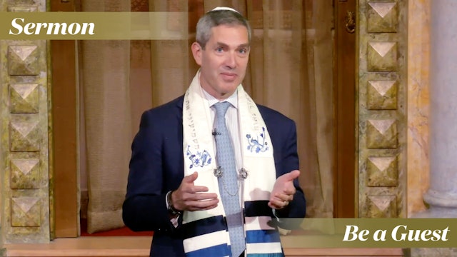 Rabbi Cosgrove: Be a Guest (June 10, 2023)