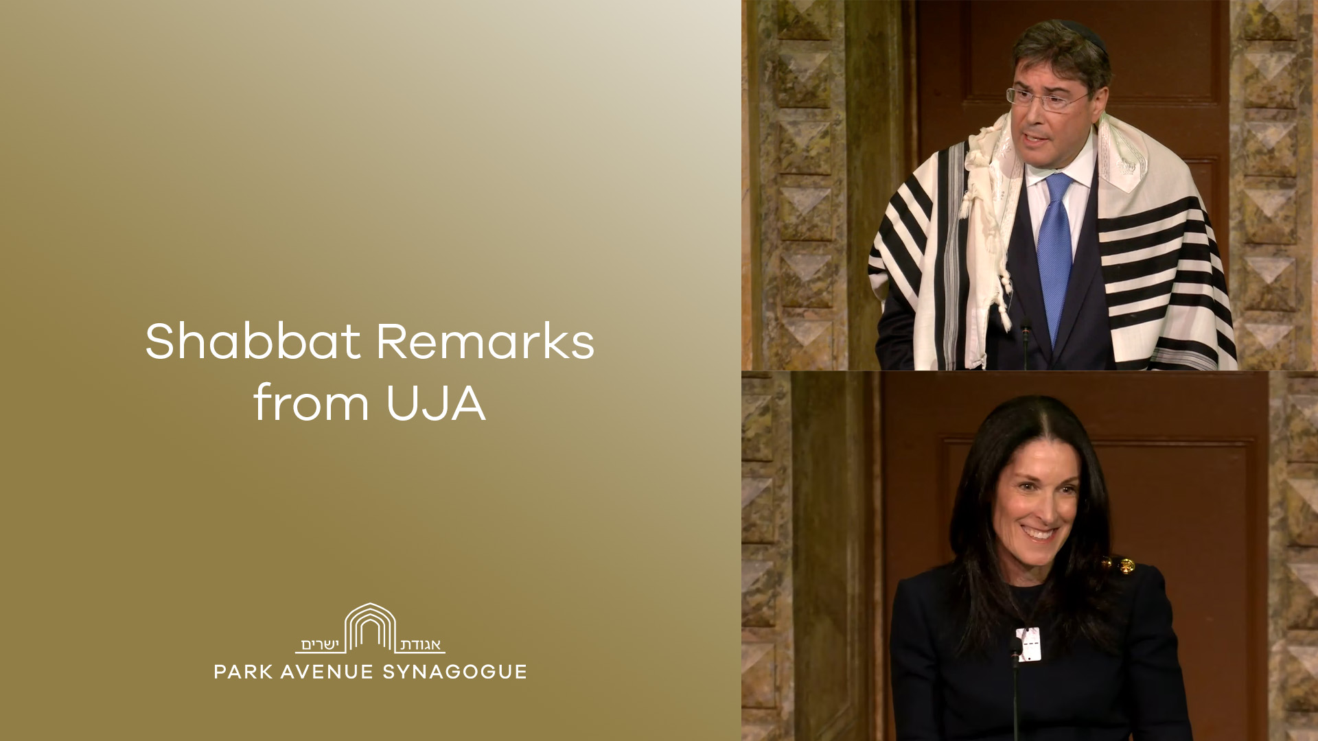 Shabbat Remarks from UJA
