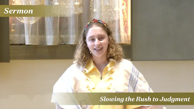 Rabbinic Intern Davidson Bruder: Slow...