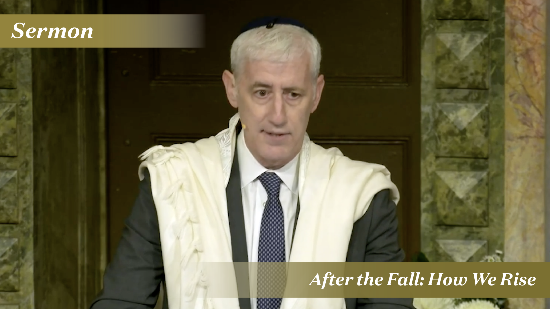 Rabbi Zuckerman: After the Fall: How We Rise (November 1, 2025)
