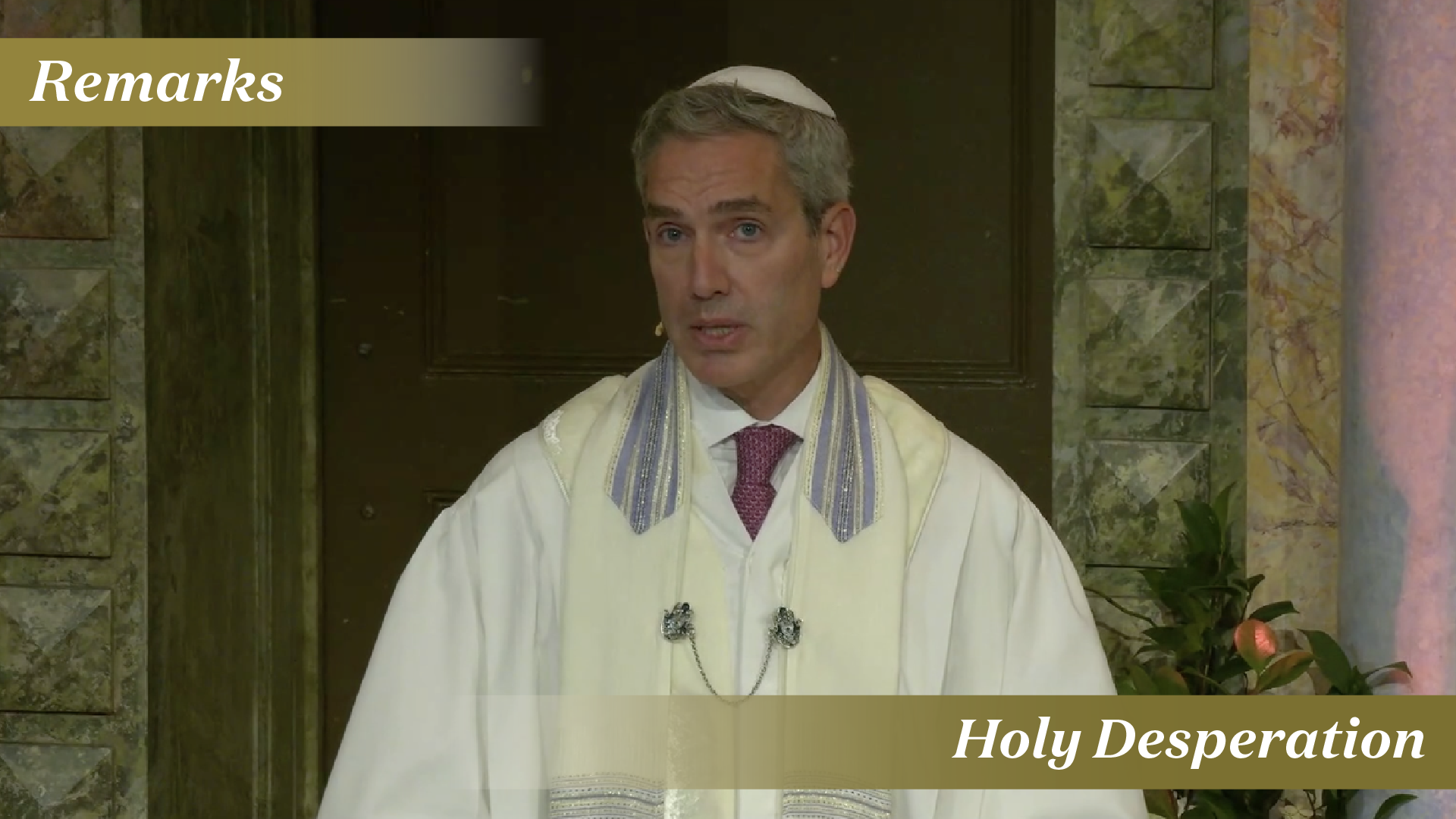 Rabbi Cosgrove: Holy Desperation (Yom Kippur, 2026)