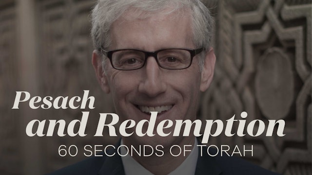 60 Seconds of Torah: Pesach and Redemption