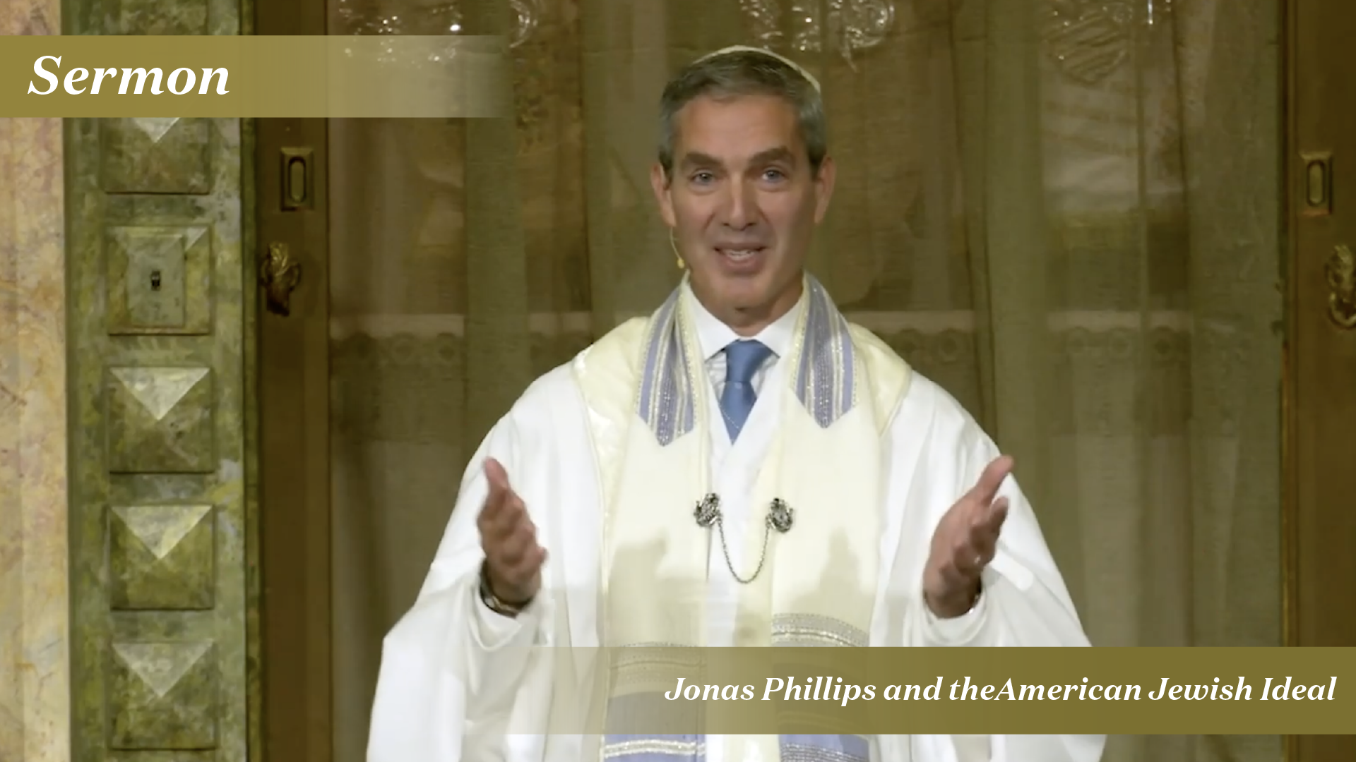 Rabbi Cosgrove: Jonas Phillips and the American Jewish Ideal (Rosh Hashanah2025)