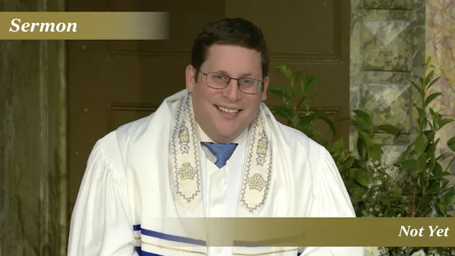 Rabbi Pink: Not Yet (Yom Kippur, 2026)