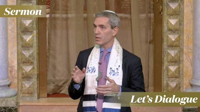 Rabbi Cosgrove: Let's Dialogue (March 30, 2024)
