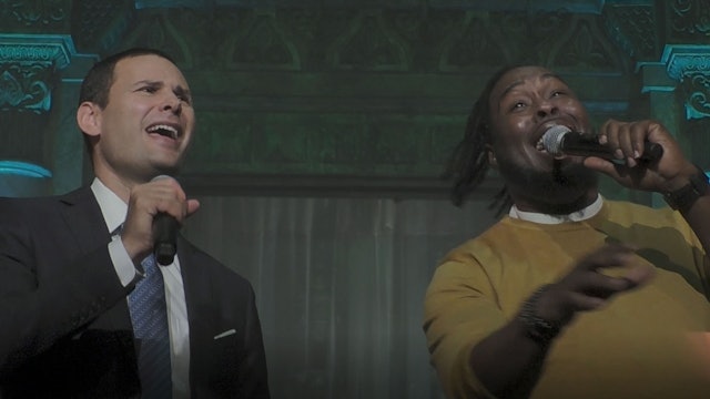 Cantor Schwartz and Ian Johnson Sing “Never Alone”
