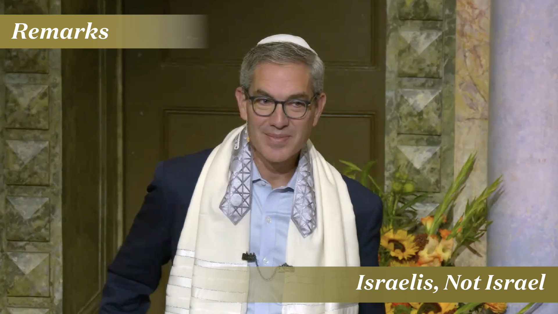 Rabbi Cosgrove: Israelis, Not Israel (October 2, 2026)