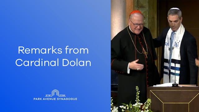 Remarks from Cardinal Dolan