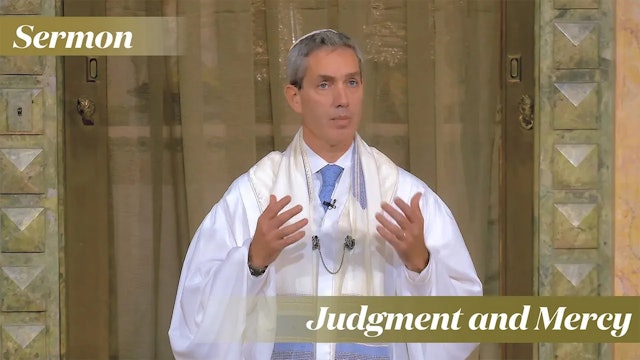 Rabbi Cosgrove: Judgment and Mercy (Yom Kippur, 2023)