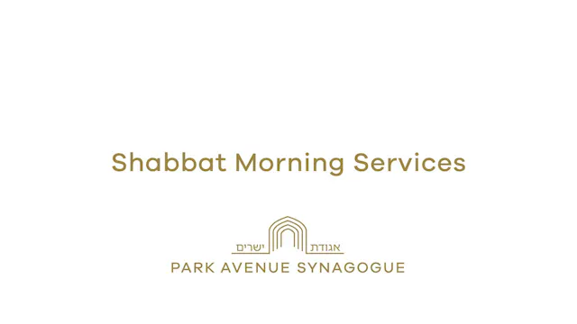 Shabbat Morning Services - 04/18/2026