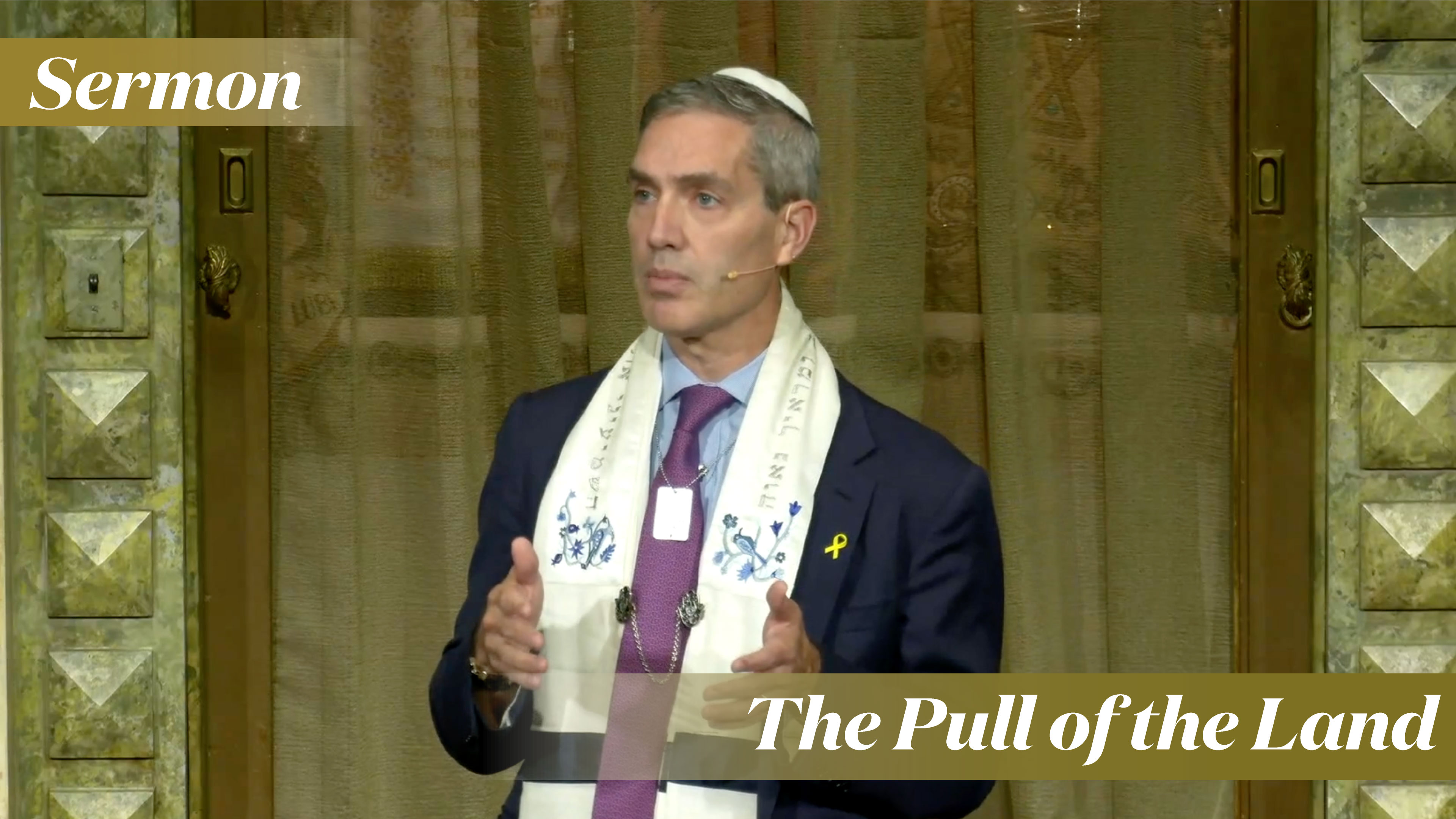 Rabbi Cosgrove: The Pull of the Land (September 28, 2024)