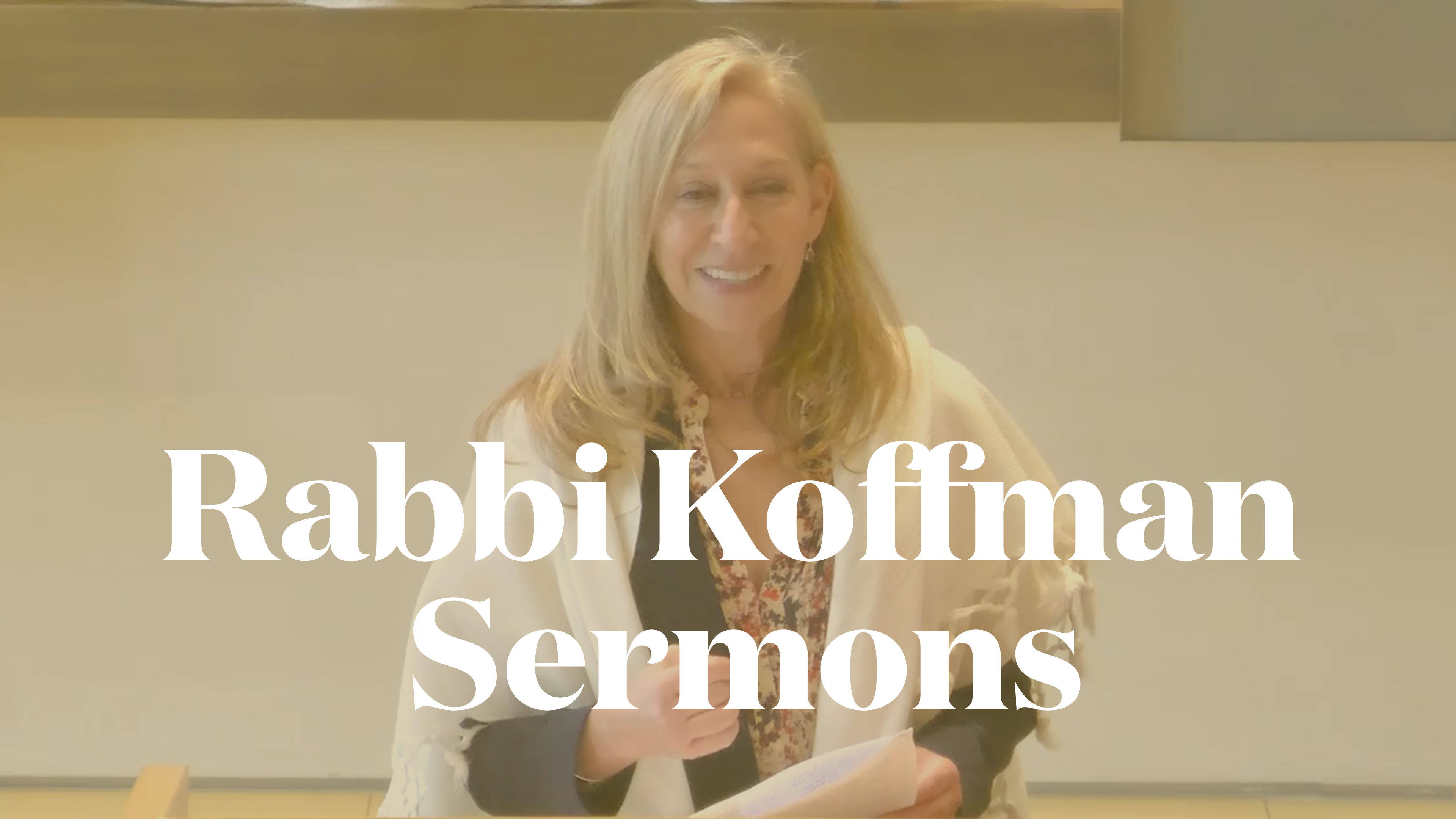 Rabbi Koffman Sermons
