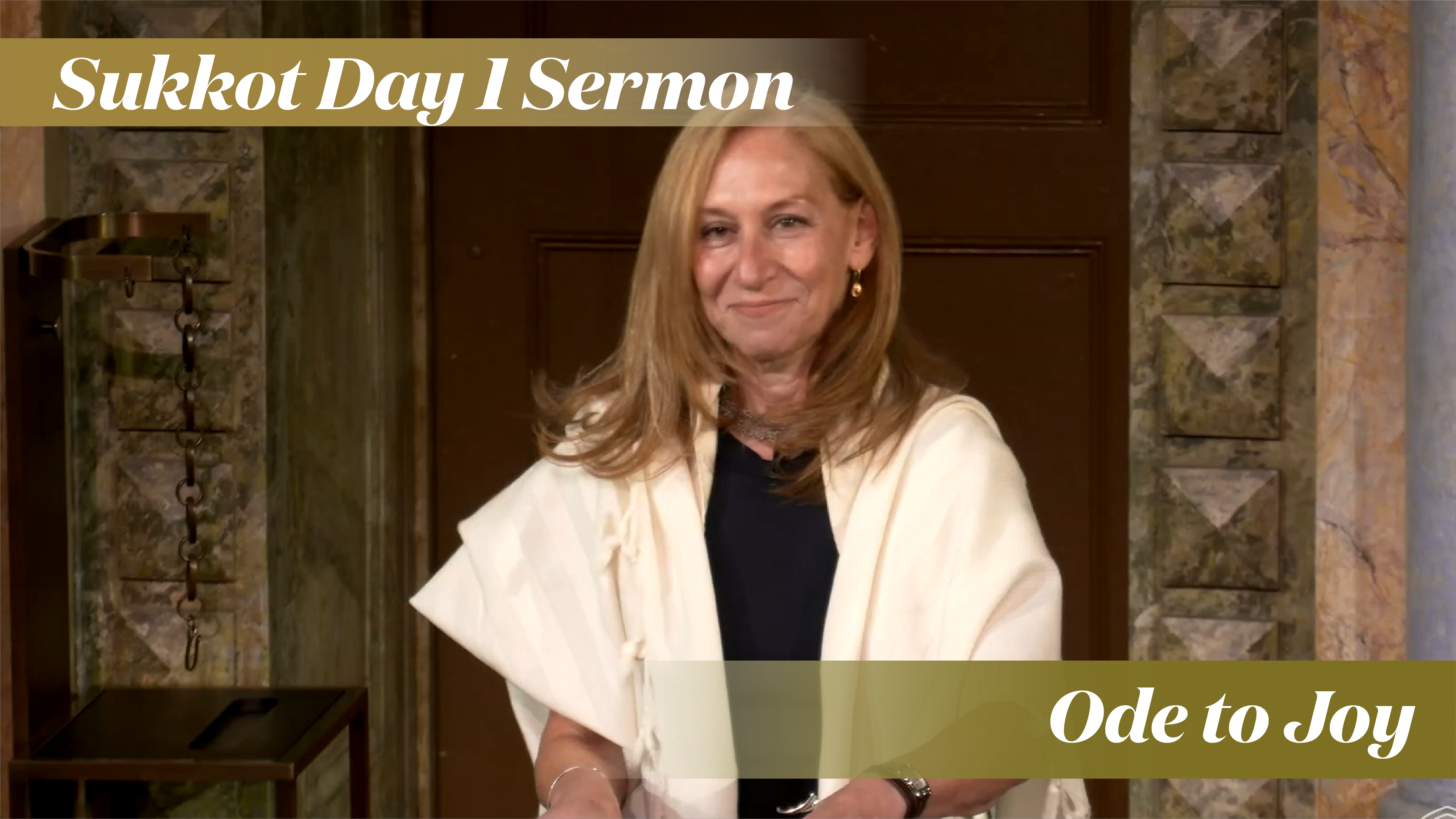 Rabbi Koffman: Ode to Joy (Sukkot Day 1, 2024)